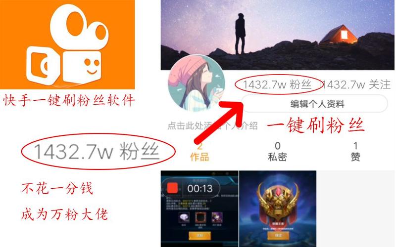快手刷僵尸粉永不掉粉网站